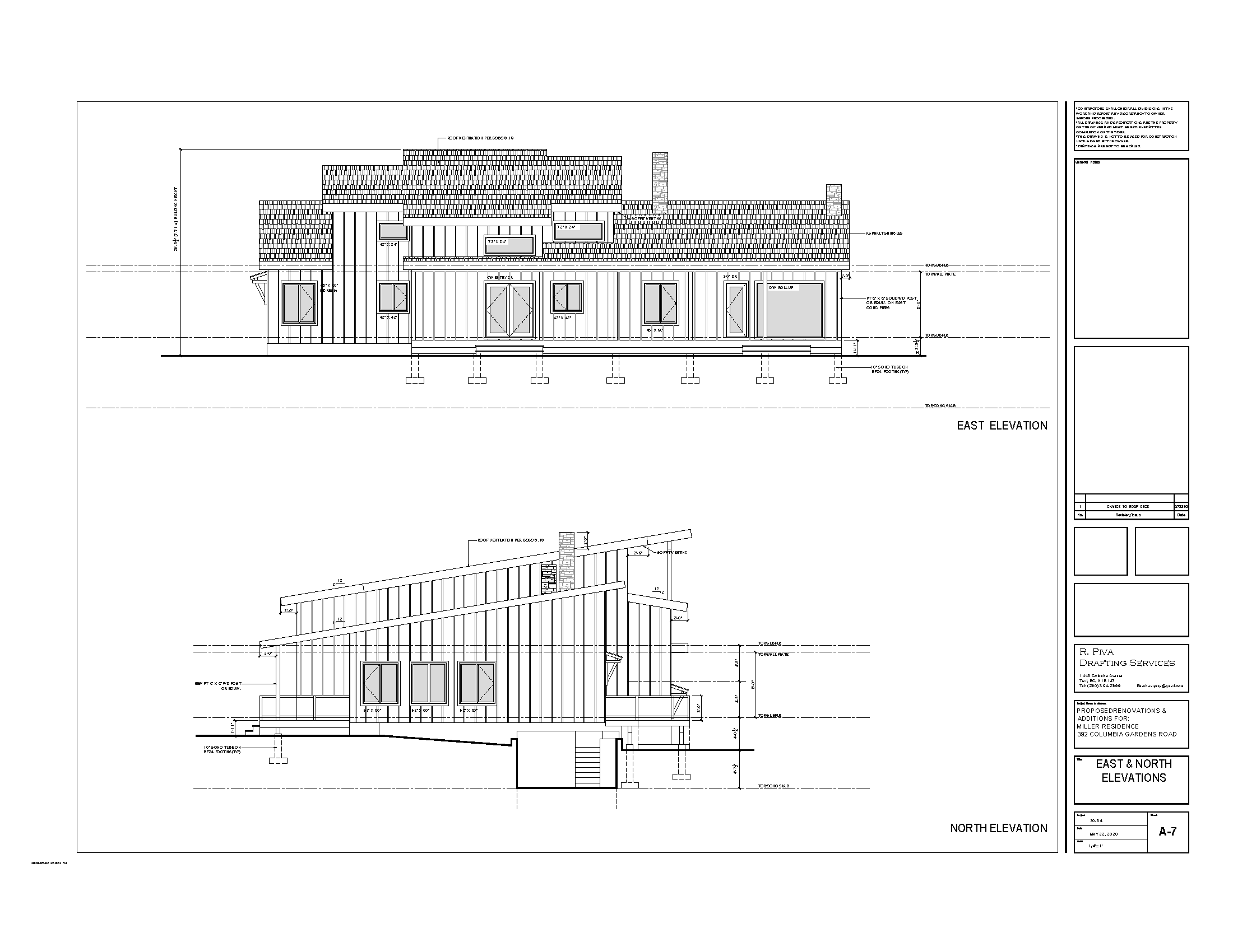 NE Elevations